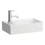 Laufen Kartell by Laufen balos kézmosó 1 csapfurattal 46x28 cm, matt fehér H8153357571111