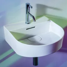   Laufen Sonar fehér kézmosó 41x42 cm, 1 csaplyukkal H8153410001041