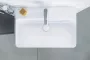 Laufen Pro X procelán kézmosó 45x34 cm csaplyukkal és túlfolyóval, fehér kivitelben