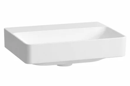 Laufen Pro X procelán kézmosó 45x34 cm túlfolyó és csaplyuk nélkül, fehér kivitelben