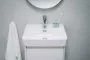 Laufen Pro X procelán kézmosó 45x34 cm túlfolyó és csaplyuk nélkül, fehér kivitelben