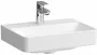 Laufen Pro X procelán kézmosó 45x34 cm csaplyukkal és túlfolyó nélkül, fehér kivitelben