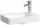 Laufen Pro X kompakt porcelán 48x28 cm kézmosó túlfolyó és csaplyuk nélkül, jobbos/fehér 