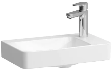 Laufen Pro X kompakt porcelán 48x28 cm kézmosó túlfolyó és csaplyuk nélkül, jobbos/fehér 