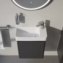 Laufen Pro X kompakt porcelán 48x28 cm kézmosó csaplyukkal és túlfolyó nélkül, jobbos/fehér 