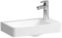Laufen Pro X kompakt porcelán 48x28 cm kézmosó csaplyukkal és túlfolyó nélkül, jobbos/fehér 