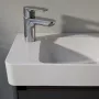 Laufen Pro X kompakt porcelán 48x28 cm kézmosó csaplyukkal és túlfolyó nélkül, balos/fehér 