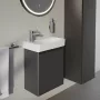 Laufen Pro X kompakt porcelán 48x28 cm kézmosó csaplyukkal és túlfolyó nélkül, balos/fehér 