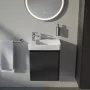 Laufen Pro X kompakt porcelán 48x28 cm kézmosó csaplyukkal és túlfolyó nélkül, balos/fehér 