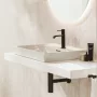 Laufen Meda fali porcelán mosdó csiszolt alsó felülettel 60x46 cm csaplyukkal és túlfolyóval, fehér H8161130001041