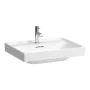 Laufen Meda fali porcelán mosdó csiszolt alsó felülettel 60x46 cm csaplyukkal és túlfolyóval, fehér H8161130001041