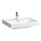 Laufen Meda porcelán mosdó csiszolt alsó felülettel 60x46 cm túlfolyóval és csaplyuk nélkül, LCC bevonattal, fehér H8161134001091