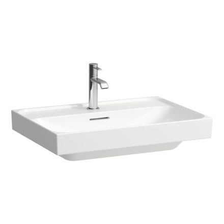 Laufen Meda porcelán fali mosdó csiszolt alsó felülettel 65x46 cm csaplyukkal és túlfolyó nélkül, fehér H8161140001111