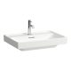 Laufen Meda porcelán fali mosdó csiszolt alsó felülettel 65x46 cm csaplyuk és túlfolyó nélkül, fehér H8161140001121