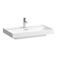   Laufen Meda porcelán mosdó csiszolt alsó felülettel 80x46 cm túlfolyóval és csaplyuk nélkül, fehér H8161170001091