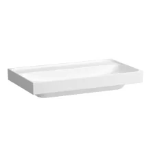   Laufen Meda porcelán mosdó csiszolt alsó felülettel 80x46 cm csaplyuk és túlfolyó nélkül, fehér H8161170001121