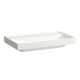 Laufen Meda porcelán mosdó csiszolt alsó felülettel 80x46 cm csaplyuk és túlfolyó nélkül, fehér H8161170001121