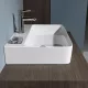 Laufen Val matt fehér csiszolt aljú mosdó 60x42 cm, 1 csaplyukkal H8162837571041