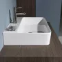 Laufen Val matt fehér csiszolt aljú mosdó 60x42 cm, 1 csaplyukkal H8162837571041