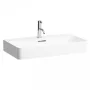 Laufen Val fehér csiszolt aljú mosdó 75x42 cm, 1 csaplyukkal H8162850001041