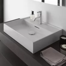   Laufen Kartell by Laufen mosdó csiszolt alsó felülettel 50x46 cm, matt szürke H8163327591041