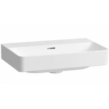 Laufen Pro X porcelán mosdó csiszolt alsó felülettel 45x34 cm csaplyuk és túlfolyó nélkül, fehér kivitelben