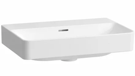 Laufen Pro X porcelán mosdó csiszolt alsó felülettel 45x34 cm csaplyuk és túlfolyó nélkül, fehér kivitelben