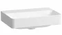Laufen Pro X porcelán mosdó csiszolt alsó felülettel 45x34 cm csaplyuk és túlfolyó nélkül, fehér H8168610001421
