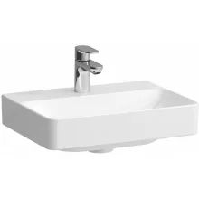 Laufen Pro X porcelán mosdó csiszolt alsó felülettel 45x34 cm csaplyukkal és túlfolyó nélkül, fehér kivitelben