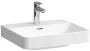Laufen Pro X porcelán 55x47 cm mosdó csaplyukkal és túlfolyóval, fehér kivitelben