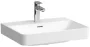 Laufen Pro X porcelán mosdó csiszolt alsó felülettel 60x47 cm csaplyukkal és túlfolyóval, fehér kivitelben