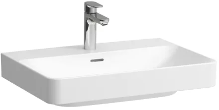 Laufen Pro X porcelán mosdó csiszolt alsó felülettel 65x47 cm túlfolyóval és csaplyuk nélkül, fehér kivitelben