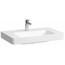 Laufen Pro X porcelán mosdó csiszolt alsó felülettel 85x46 cm, csaplyukkal és túlfolyó nélkül, fehér kivitelben.