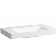 Laufen Pro X porcelán mosdó csiszolt alsó felülettel 85x46 cm, csaplyuk és túlfolyó nélkül, fehér kivitelben.