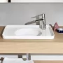Laufen Val beépíthető jobbos fehér mosdó 55x36 cm H8172810001061