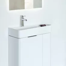   Laufen Val fehér compact mosdó 60x31 cm, csiszolt alsó felülettel, 1 csaplyukkal H8172850001041