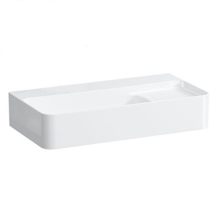 Laufen Val fehér compact mosdó 60x31 cm, csiszolt alsó felülettel, csaplyuk és túlfolyó nélkül H8172850001421
