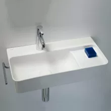   Laufen Val matt fehér compact mosdó 60x31 cm, csiszolt alsó felülettel, 1 csaplyukkal H8172857571041