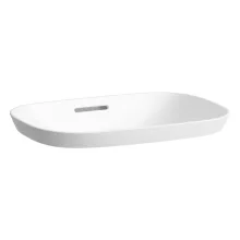   Laufen Ino beépíthető mosdó 50x36,5 cm, csaplyuk nélkül, matt fekete H8173027161091