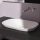 Laufen Ino beépíthető mosdó 50x36,5 cm, csaplyuk és túlfolyó nélkül, matt fehér H8173027571121