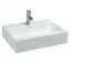 Laufen Living City kerámia mosdó 60x46 cm három csaplyukkal és túlfolyóval, fehér H8174330001081