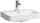 Laufen Pro X kompakt porcelán mosdó csiszolt alsó felülettel 55x38 cm csaplyukkal és túlfolyóval, fehér kivitelben