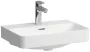 Laufen Pro X kompakt porcelán mosdó csiszolt alsó felülettel 55x38 cm csaplyukkal és túlfolyóval, fehér kivitelben