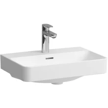 Laufen Pro X kompakt porcelán mosdó csiszolt alsó felülettel 55x38 cm túlfolyóval és csaplyuk nélkül, fehér kivitelben