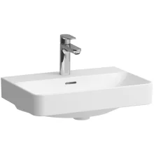 Laufen Pro X kompakt porcelán mosdó csiszolt alsó felülettel 55x38 cm csaplyuk és túlfolyó nélkül, fehér kivitelben