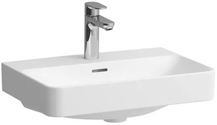 Laufen Pro X kompakt porcelán mosdó csiszolt alsó felülettel 55x38 cm csaplyuk és túlfolyó nélkül, fehér kivitelben