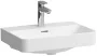 Laufen Pro X kompakt porcelán mosdó csiszolt alsó felülettel 55x38 cm csaplyuk és túlfolyó nélkül, fehér kivitelben