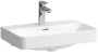Laufen Pro X porcelán mosdó csiszolt alsó felülettel 60x38 cm csaplyukkal és túlfolyóval, fehér kivitelben