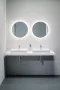 Laufen Pro X kompakt porcelán 55x38 cm mosdó túlfolyóval és csaplyuk nélkül, fehér kivitelben
