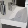 Laufen Pro X kompakt porcelán 60x38 cm mosdó csaplyukkal és túlfolyóval, fehér kivitelben